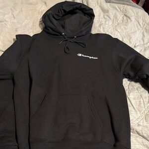 Champion Men's Black Pullover Hoodie